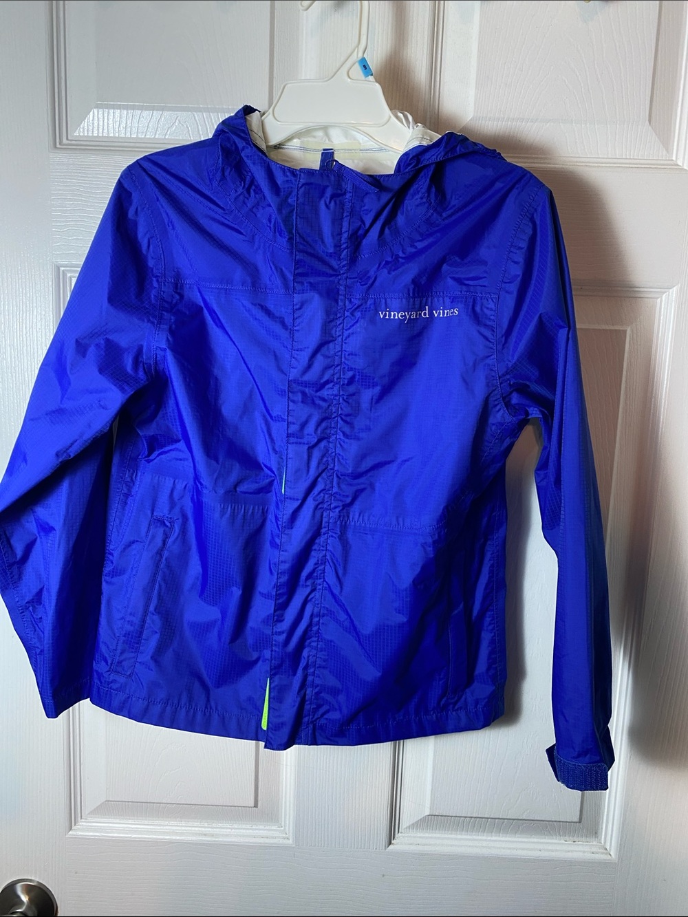 Vineyard Vines Royal Blue Kids Hooded Raincoat